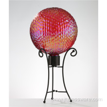 Glass Gazing balls for gardens and Stands